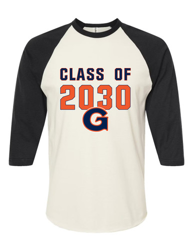 Grainger Grizzlies Class of 2030 Women's Baseball T-Shirt