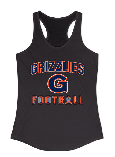 Grainger Grizzlies Football #1 Women's Tank Top