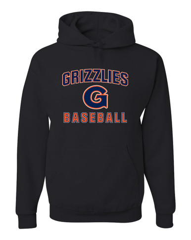 Grainger Grizzlies Baseball #1 Men's Premium Hoodie
