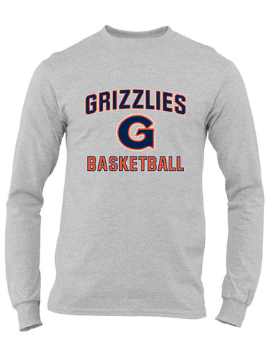 Grainger Grizzlies Basketball #1 Men's LS T-Shirt
