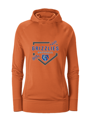 Grand Oaks Grizzlies Softball #2 Women's Hoodie
