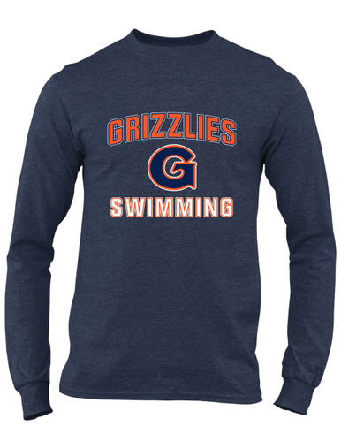 Grainger Grizzlies Swimming Men's LS T-Shirt