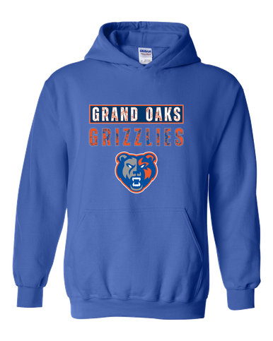 Grand Oaks Grizzlies Mascot #9 Men's Hoodie