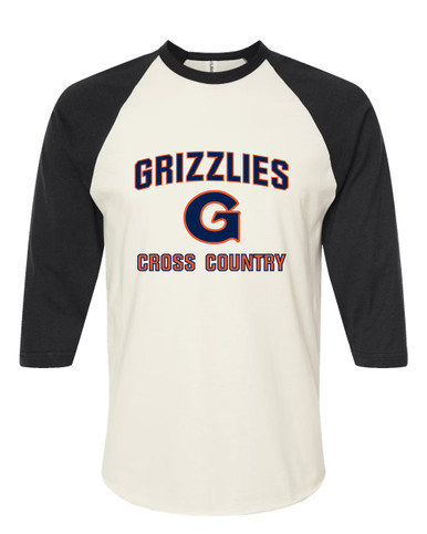 Grainger Grizzlies Cross Country Women's Baseball T-Shirt