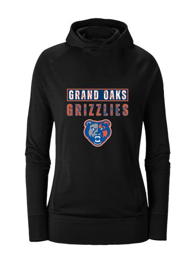 Grand Oaks Grizzlies Mascot #9 Women's Hoodie