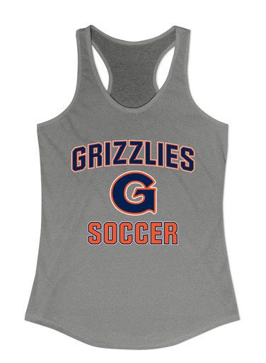 Grainger Grizzlies Soccer #1 Women's Tank Top