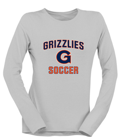 Grainger Grizzlies Soccer #1 Women's LS T-Shirt