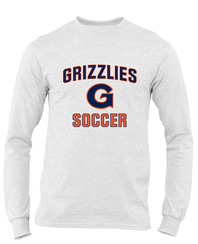 Grainger Grizzlies Soccer #1 Men's LS T-Shirt