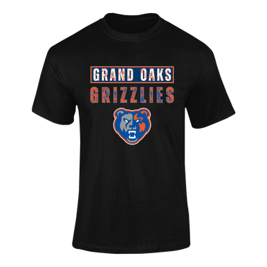 Grand Oaks Grizzlies Mascot #9 Men's SS T-Shirt