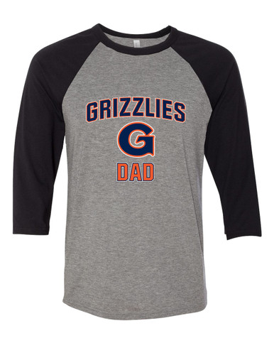 Grainger Grizzlies Dad Men's Baseball T-Shirt