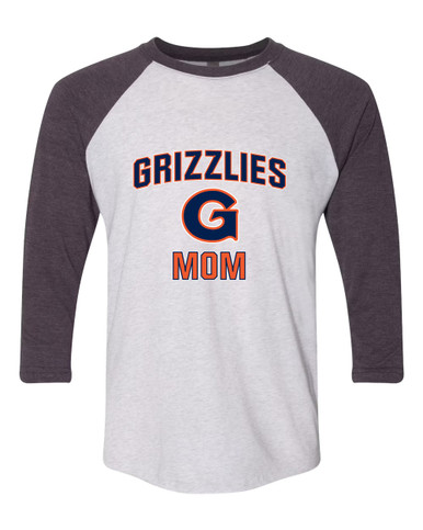 Grainger Grizzlies Mom Women's Baseball T-Shirt