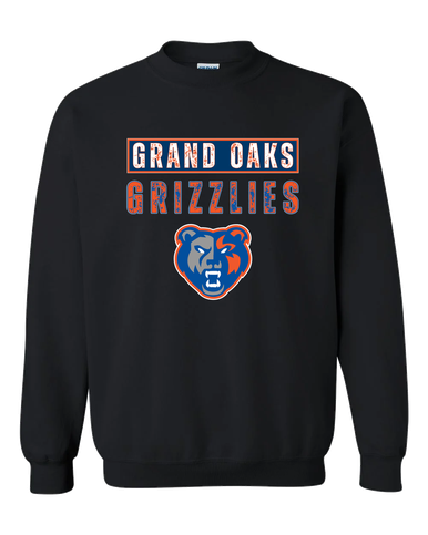 Grand Oaks Grizzlies Mascot #9 Men's Sweatshirt