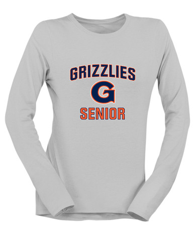 Grainger Grizzlies Senior #1 Women's LS T-Shirt