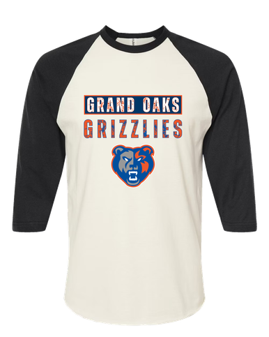Grand Oaks Grizzlies Mascot #9 Men's Baseball T-Shirt