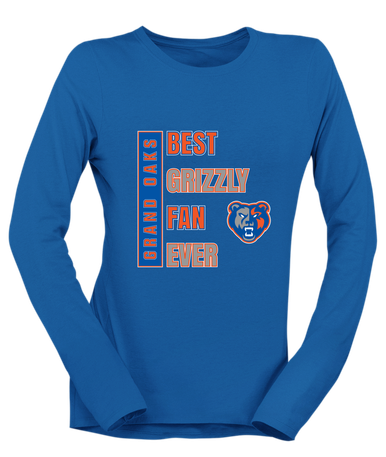 Grand Oaks Grizzlies Best Grizzly Fan Women's LS T-Shirt