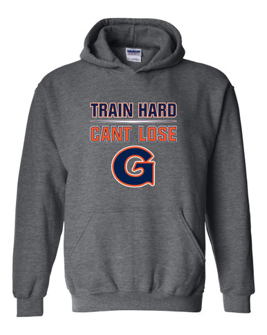 Grainger Grizzlies Train Hard, Can't Lose Men's Hoodie