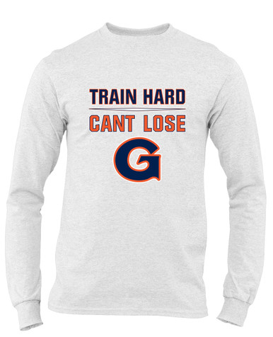 Grainger Grizzlies Train Hard, Can't Lose Men's LS T-Shirt