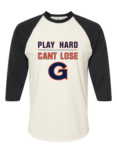 Grainger Grizzlies Play Hard, Can't Lose Women's Baseball T-Shirt