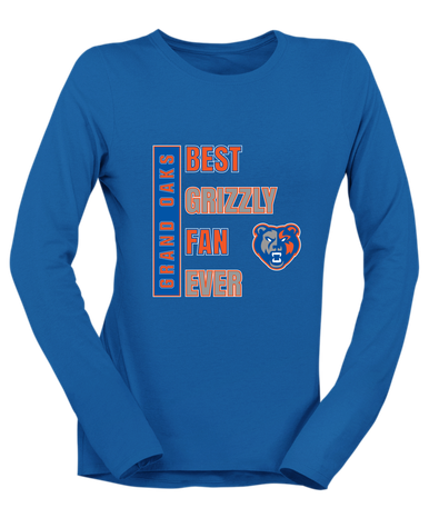 Grand Oaks Grizzlies Best Grizzly Fan Women's Premium LS T-Shirt