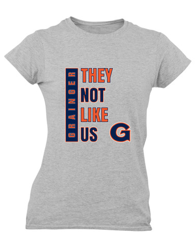 Grainger Grizzlies They Not Like Us #1 Women's SS T-Shirt