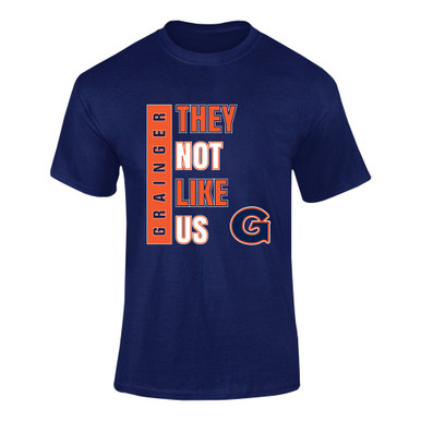Grainger Grizzlies They Not Like Us #1 Men's SS T-Shirt