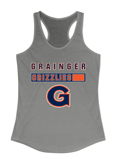 Grainger Grizzlies Mascot #7 Women's Tank Top