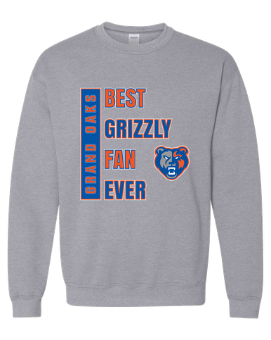 Grand Oaks Grizzlies Best Grizzly Fan Men's Sweatshirt