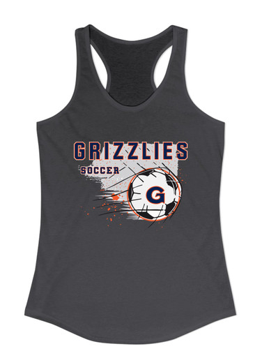 Grainger Grizzlies Soccer #2 Women's Tank Top