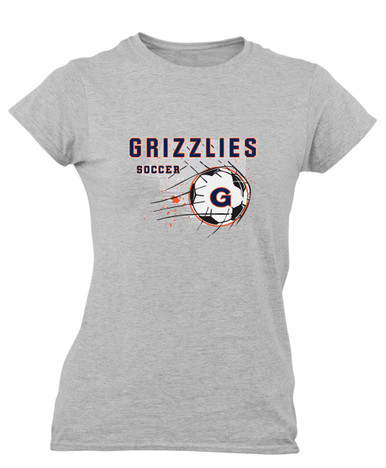 Grainger Grizzlies Soccer #2 Women's Premium SS T-Shirt