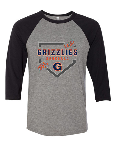 Grainger Grizzlies Baseball #2 Women's Baseball T-Shirt