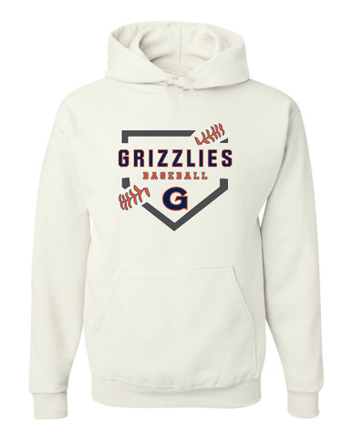 Grainger Grizzlies Baseball #2 Men's Premium Hoodie