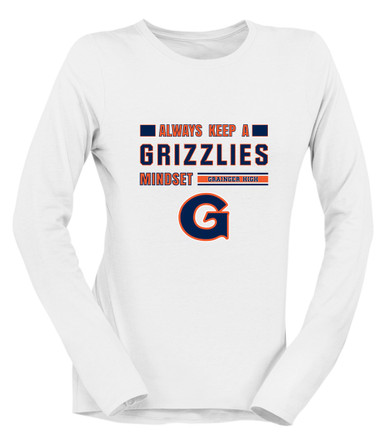 Grainger Grizzlies Mindset Women's LS T-Shirt
