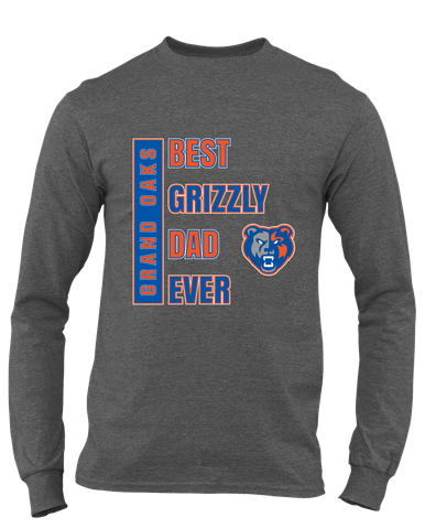 Grand Oaks Grizzlies Best Grizzly Dad Men's Premium LS T-Shirt