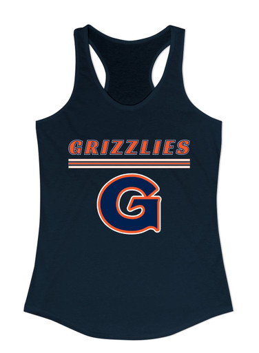 Grainger Grizzlies Mascot #8 Women's Tank Top