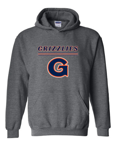 Grainger Grizzlies Mascot #8 Men's Hoodie