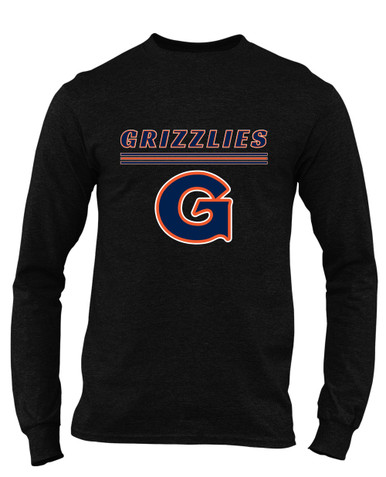 Grainger Grizzlies Mascot #8 Men's Premium LS T-Shirt