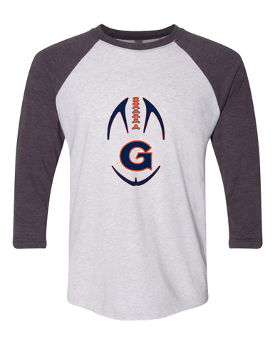 Grainger Grizzlies Football #4 Men's Baseball T-Shirt