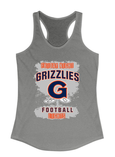Grainger Grizzlies Football #6 Women's Tank Top