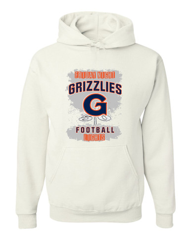 Grainger Grizzlies Football #6 Men's Premium Hoodie