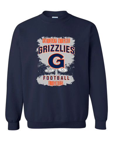 Grainger Grizzlies Football #6 Men's Sweatshirt