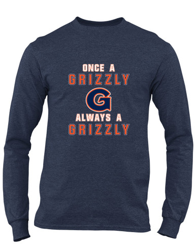 Grainger Grizzlies Once A Men's LS T-Shirt