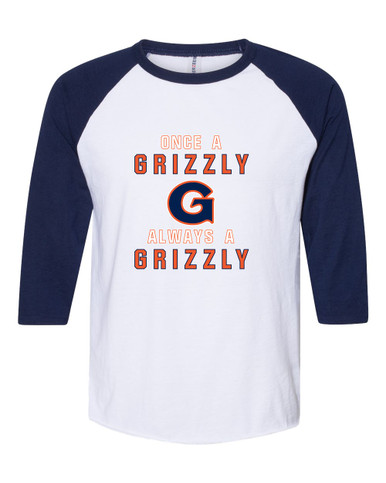 Grainger Grizzlies Once A Men's Baseball T-Shirt
