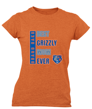 Grand Oaks Grizzlies Best Grizzly Mom Women's SS T-Shirt