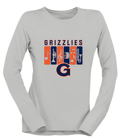 Grainger Grizzlies Band # 2 Women's Premium LS T-Shirt