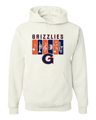Grainger Grizzlies Band # 2 Men's Premium Hoodie