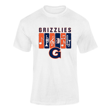 Grainger Grizzlies Band # 2 Men's SS T-Shirt