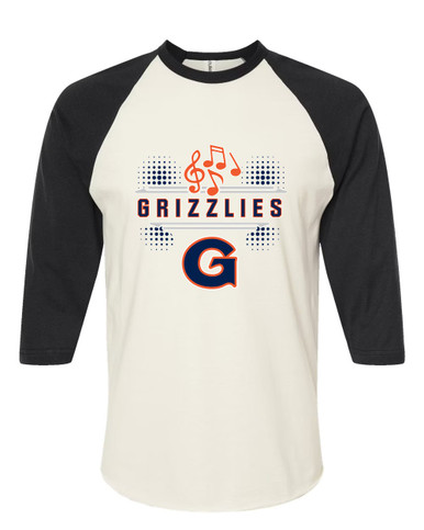 Grainger Grizzlies Band # 3 Women's Baseball T-Shirt