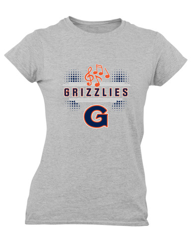 Grainger Grizzlies Band # 3 Women's Premium SS T-Shirt