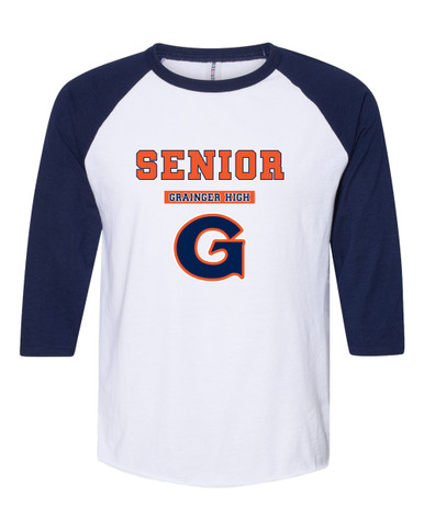 Grainger Grizzlies Senior #2 Women's Baseball T-Shirt