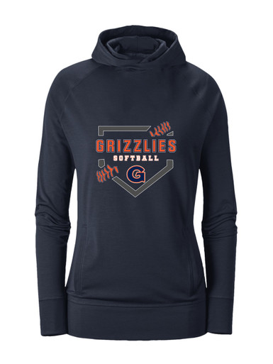 Grainger Grizzlies Softball #2 Women's Hoodie
